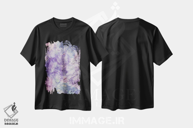 تیشرت طرح دار رویاهای اسطوخودوس اثر آنجلیکا پارکر | فروشگاه ایماژ