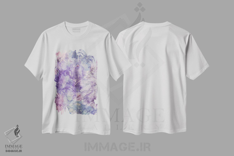 تیشرت طرح دار رویاهای اسطوخودوس اثر آنجلیکا پارکر | immage.ir