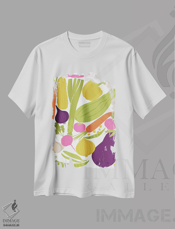 تیشرت طرح دار در آشپزخانه ۲، تزئینی اثر آنجلا نیکِیاس | immage.ir