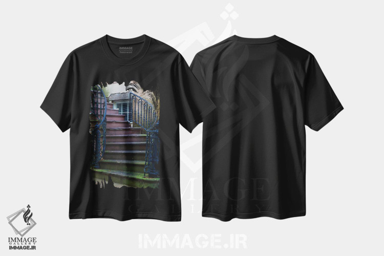 تیشرت طرح دار آثار جوآن ولز - immage.ir