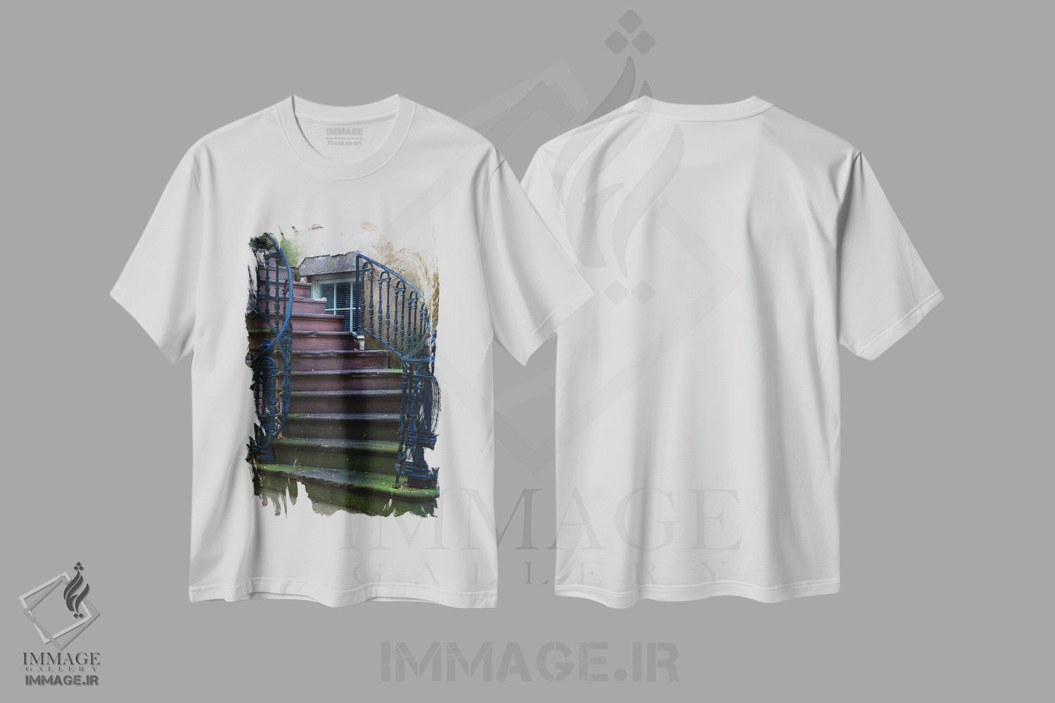 تیشرت طرح دار آثار جوآن ولز - فروشگاه ایماژ