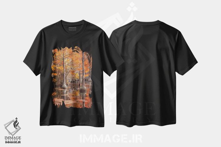 تیشرت طرح دار آثار جوآن ولز - immage.ir