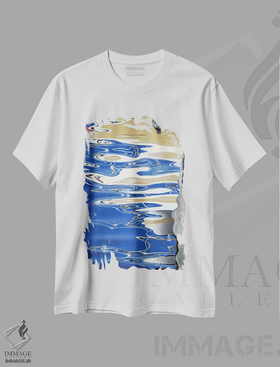 تیشرت طرح دار بندر پدستو، هنر فاخر معاصر اثر آلن وستون | immage.ir