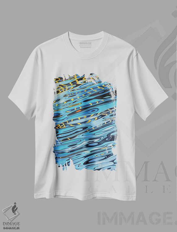 تیشرت طرح دار بازتاب های پارک آبی تایلند اثر آلن وستون | immage.ir