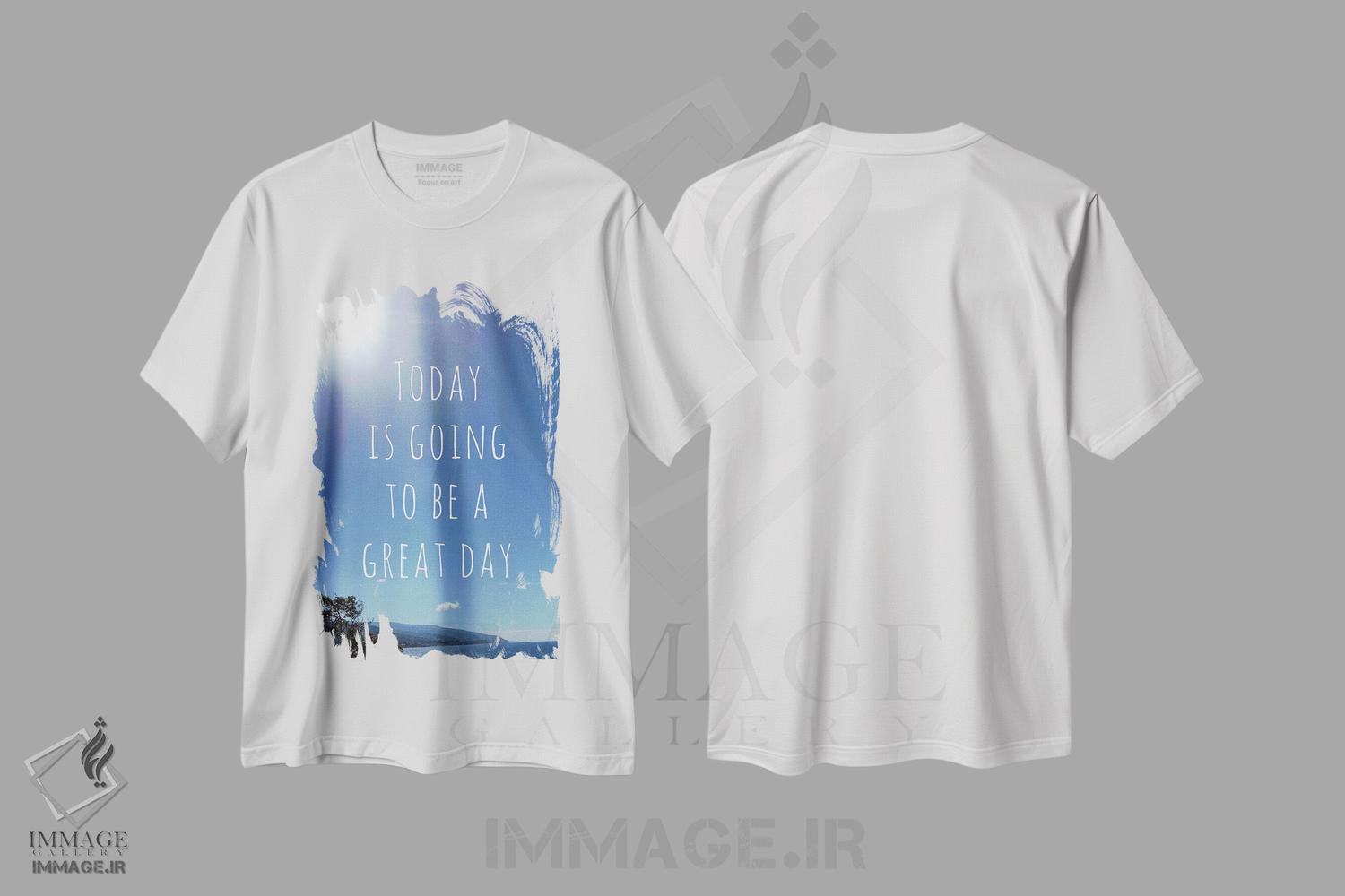 تیشرت طرح دار روز عالی، تزئینی اثر آنا کوآچ | immage.ir