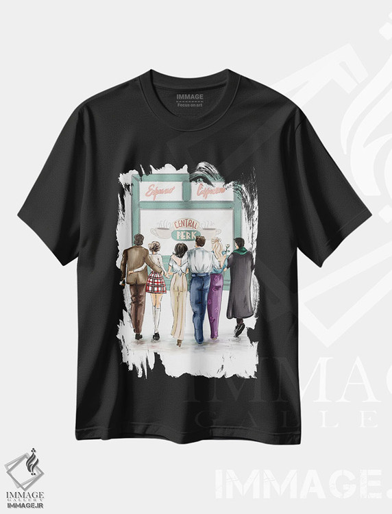 تیشرت طرح دار سنترال پرک، مدیوم اثر آنریکا برس لر | فروشگاه ایماژ