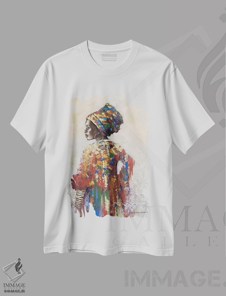 تیشرت طرح دار جشن زیبایی، دکور آفریقایی اثر ای. آنتونی اورم | immage.ir