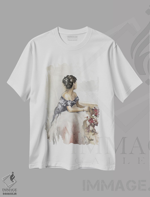 تیشرت طرح دار پنجرهٔ لطیف رمانتیک، دکور معاصر اثر ای. آنتونی اورم | immage.ir