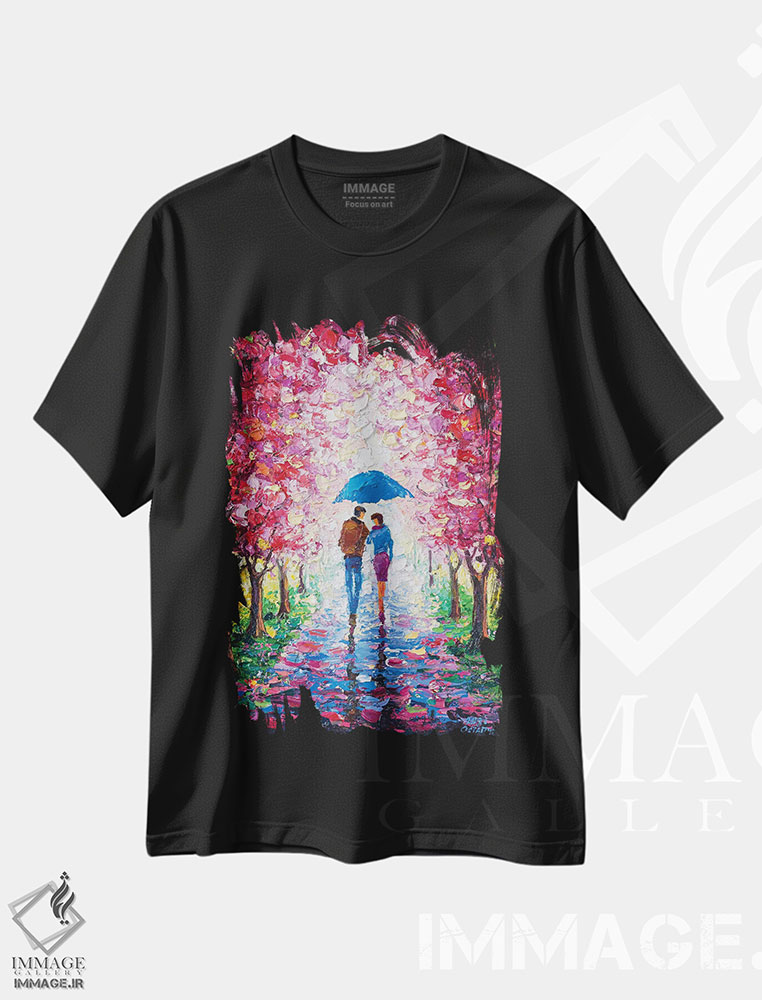 تیشرت طرح دار بهار، دکور معاصر اثر آندره اوستاپچوک | فروشگاه ایماژ