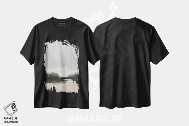 تیشرت طرح دار سنورا، آبستره اثر الکس اودنورالوف | فروشگاه ایماژ