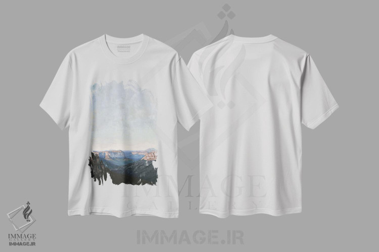 تیشرت طرح دار درهٔ پایین دست، دکور معاصر اثر الکس اودنورالوف | immage.ir