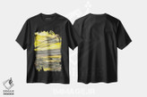 تیشرت طرح دار منظرهٔ انتزاعی غروب، آبستره اثر آنا اوز | فروشگاه ایماژ