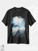 تیشرت طرح دار منظرهٔ خاکستری طوفانی، آبستره اثر آنا اوز | فروشگاه ایماژ