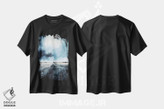 تیشرت طرح دار منظرهٔ خاکستری طوفانی، آبستره اثر آنا اوز | فروشگاه ایماژ