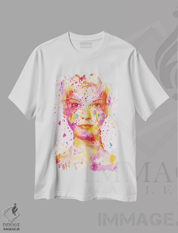تیشرت طرح دار زیرقی، هنر دیجیتال اثر آلساندرو پوتاسو | immage.ir
