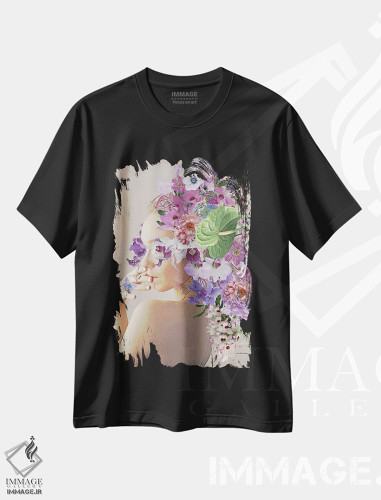 تیشرت طرح دار جون، هنر فاخر معاصر اثر آنا پائولا هوپه | فروشگاه ایماژ