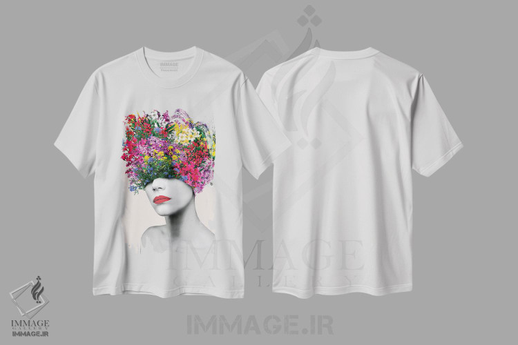 تیشرت طرح دار دسته گل برادوی، تزئینی اثر آنا پائولا هوپه | immage.ir