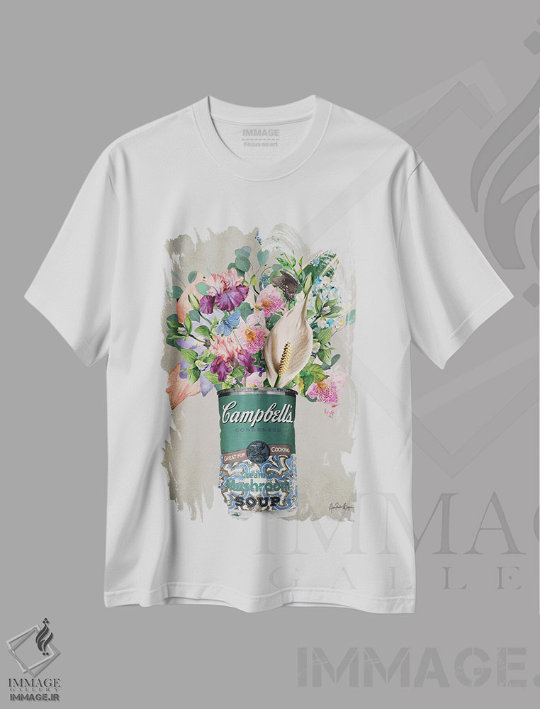 تیشرت طرح دار کمپبلز ریولی، هنر فاخر معاصر اثر آنا پائولا هوپه | immage.ir