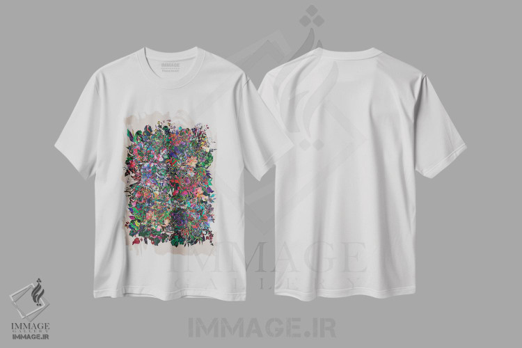 تیشرت طرح دار کاتارسه، آبستره اثر آنا پائولا هوپه | immage.ir
