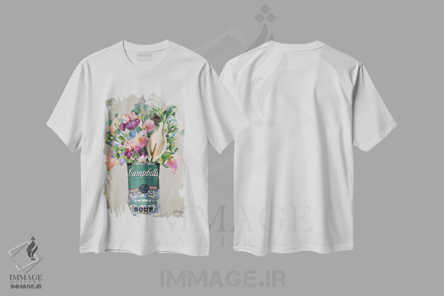 تیشرت طرح دار کمپبلز ریولی، هنر فاخر معاصر اثر آنا پائولا هوپه | immage.ir