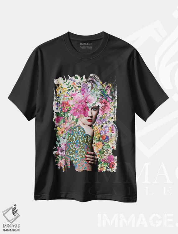تیشرت طرح دار آنجلینا، هنر دیجیتال اثر آنا پائولا هوپه | فروشگاه ایماژ