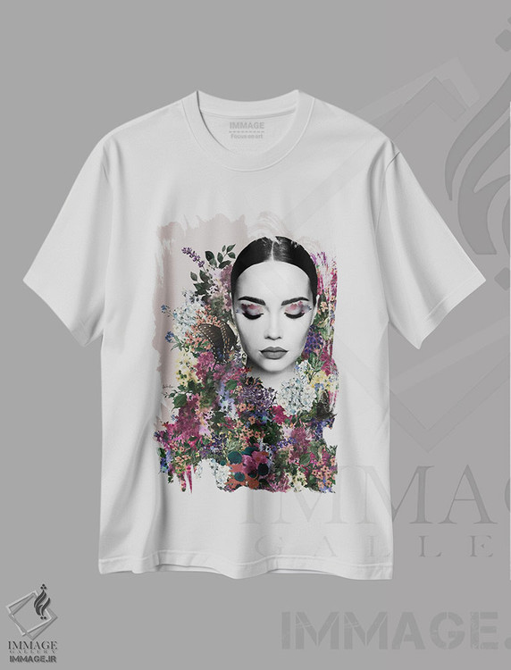 تیشرت طرح دار کمپو دی فیوری، هنر دیجیتال اثر آنا پائولا هوپه | immage.ir