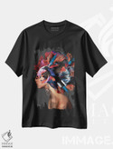 تیشرت طرح دار شز بلک، هنر دیجیتال اثر آنا پائولا هوپه | فروشگاه ایماژ