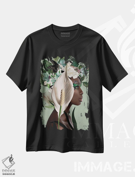 تیشرت طرح دار مودی، هنر دیجیتال اثر آنا پائولا هوپه | فروشگاه ایماژ