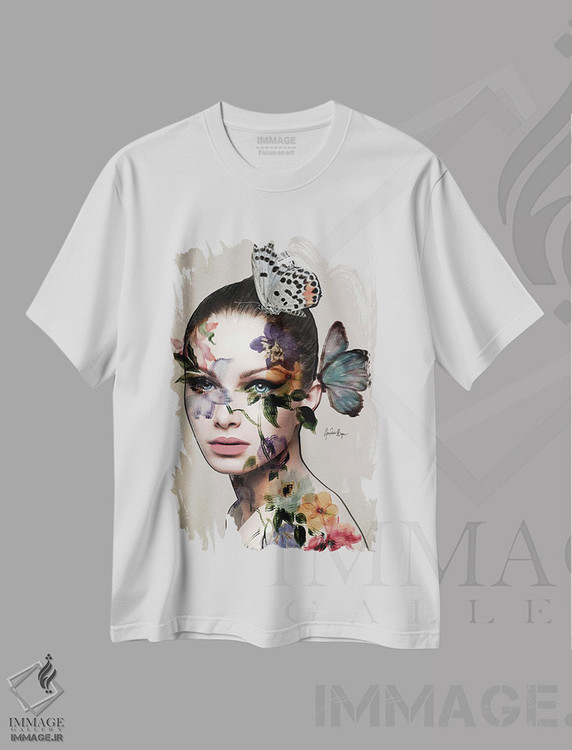 تیشرت طرح دار میرا، هنر دیجیتال اثر آنا پائولا هوپه | immage.ir