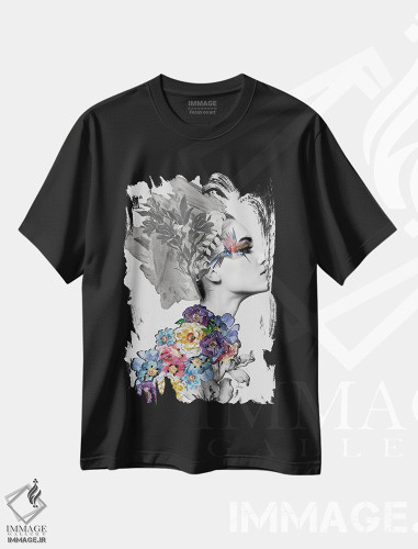 تیشرت طرح دار بیلی، هنر دیجیتال اثر آنا پائولا هوپه | فروشگاه ایماژ