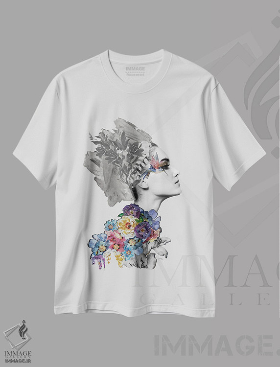 تیشرت طرح دار بیلی، هنر دیجیتال اثر آنا پائولا هوپه | immage.ir