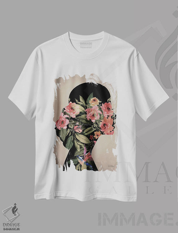 تیشرت طرح دار کارمونا، هنر دیجیتال اثر آنا پائولا هوپه | immage.ir