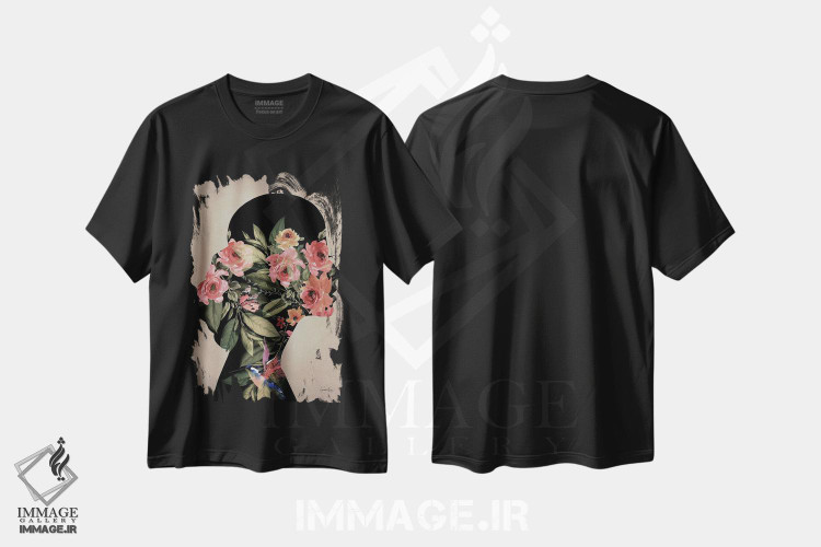 تیشرت طرح دار کارمونا، هنر دیجیتال اثر آنا پائولا هوپه | فروشگاه ایماژ