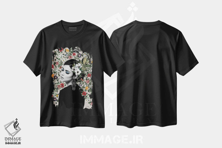 تیشرت طرح دار آرورا، دکور معاصر اثر آنا پائولا هوپه | فروشگاه ایماژ