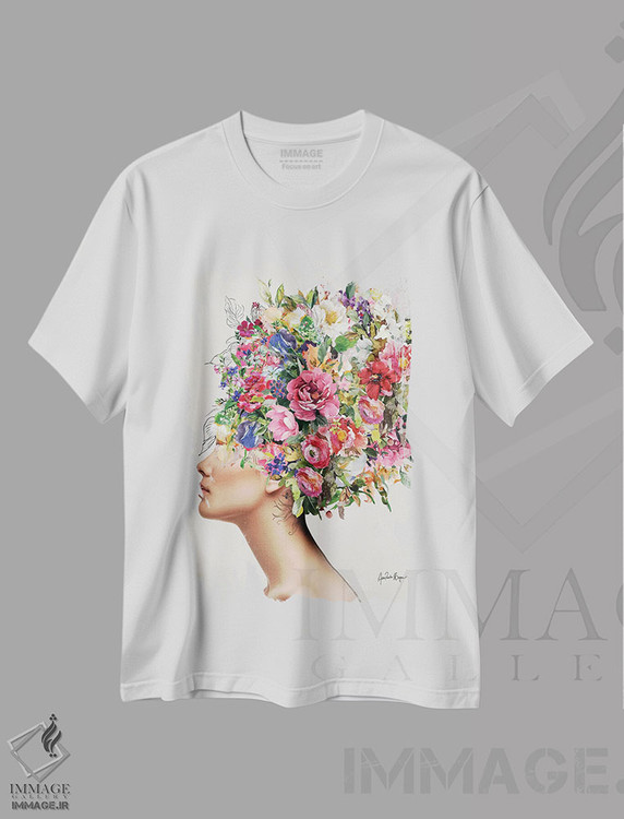 تیشرت طرح دار کارمل، تزئینی اثر آنا پائولا هوپه | immage.ir