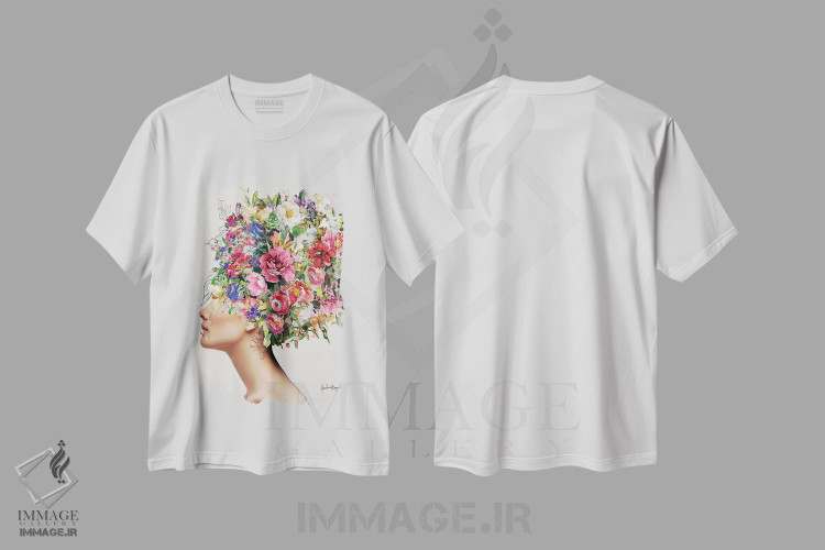 تیشرت طرح دار کارمل، تزئینی اثر آنا پائولا هوپه | immage.ir