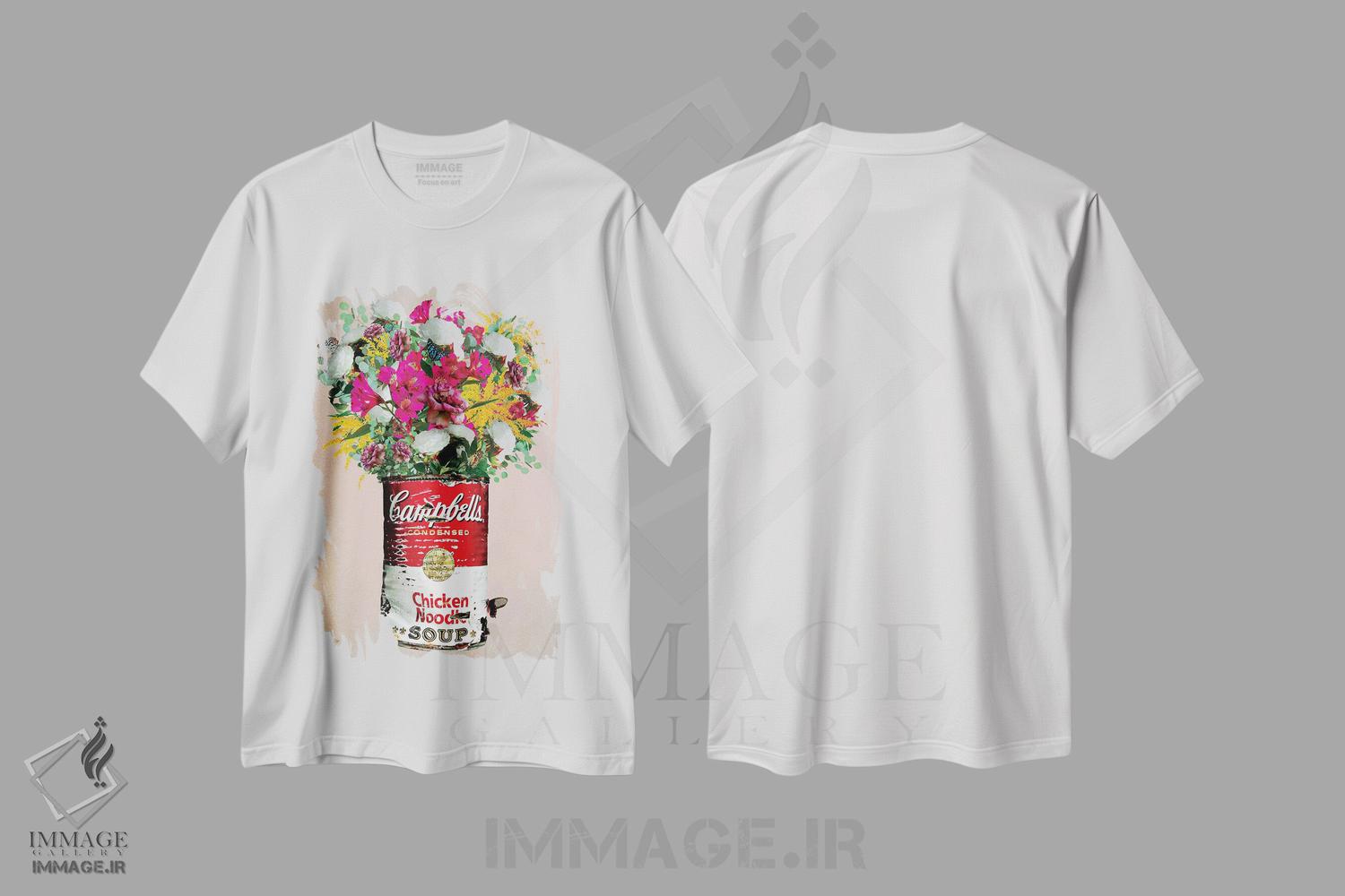 تیشرت طرح دار کمپبلز وینتج، هنر فاخر معاصر اثر آنا پائولا هوپه | immage.ir