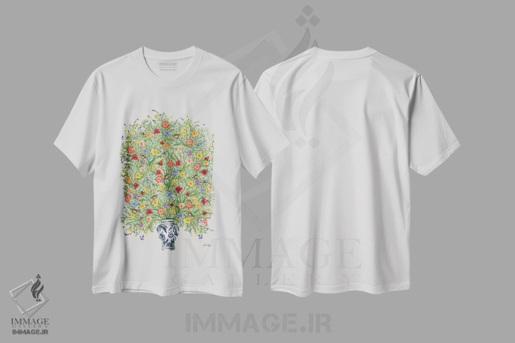 تیشرت طرح دار زندگی شیرین، تزئینی اثر آنا پائولا هوپه | immage.ir