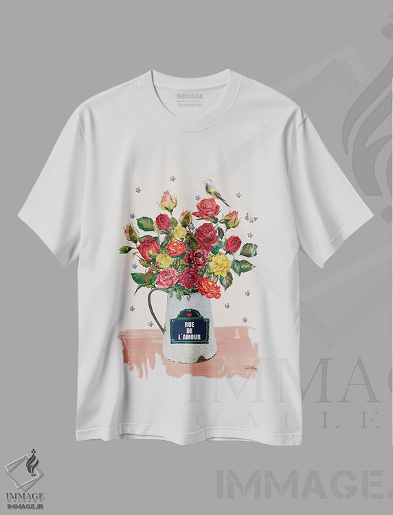تیشرت طرح دار کوچه عشق، تزئینی اثر آنا پائولا هوپه | immage.ir