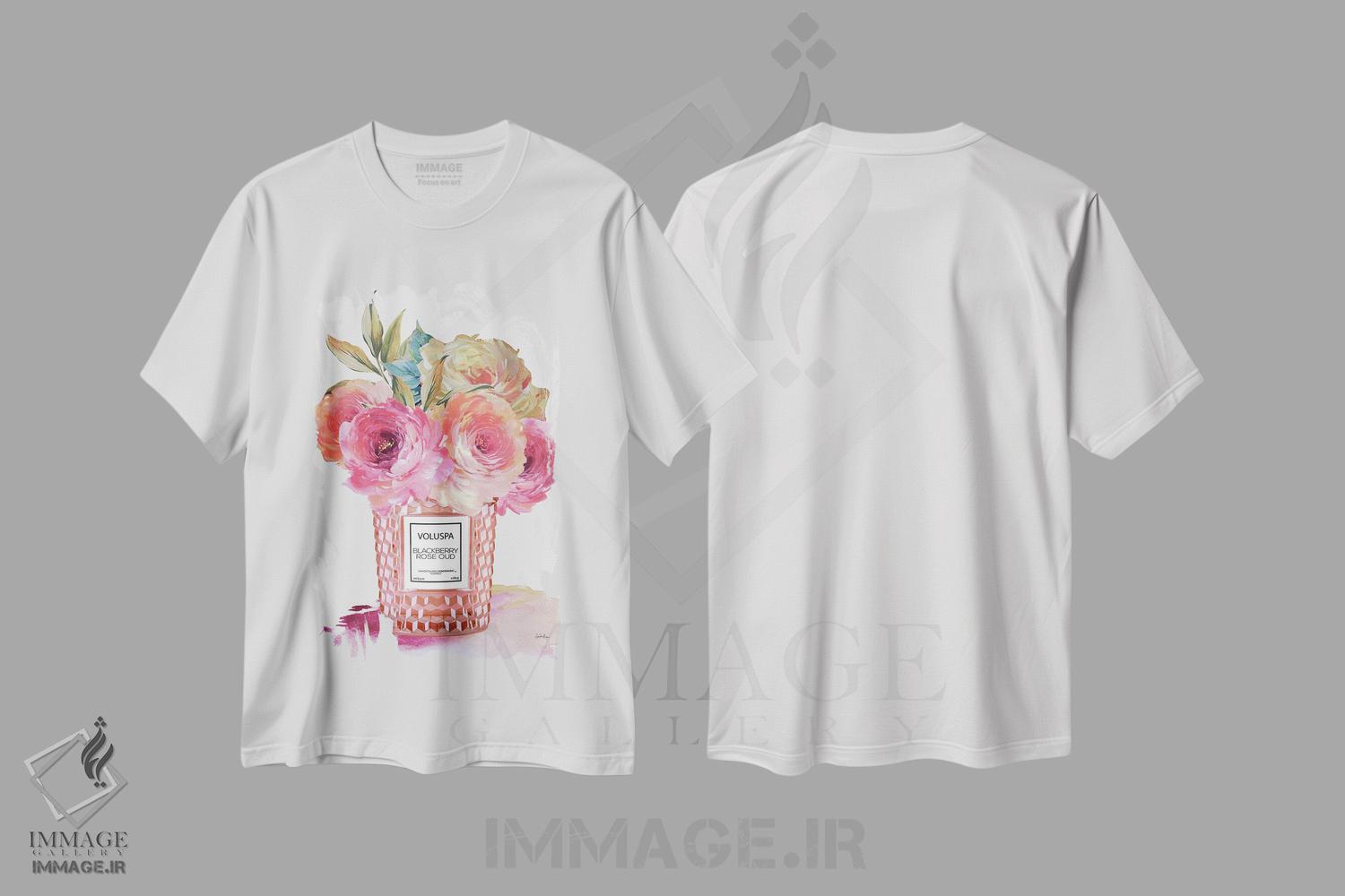 تیشرت طرح دار Voluspa Rosé، تزئینی اثر آنا پائولا هوپه | immage.ir