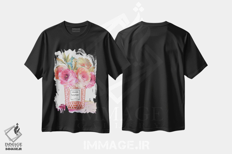 تیشرت طرح دار Voluspa Rosé، تزئینی اثر آنا پائولا هوپه | فروشگاه ایماژ