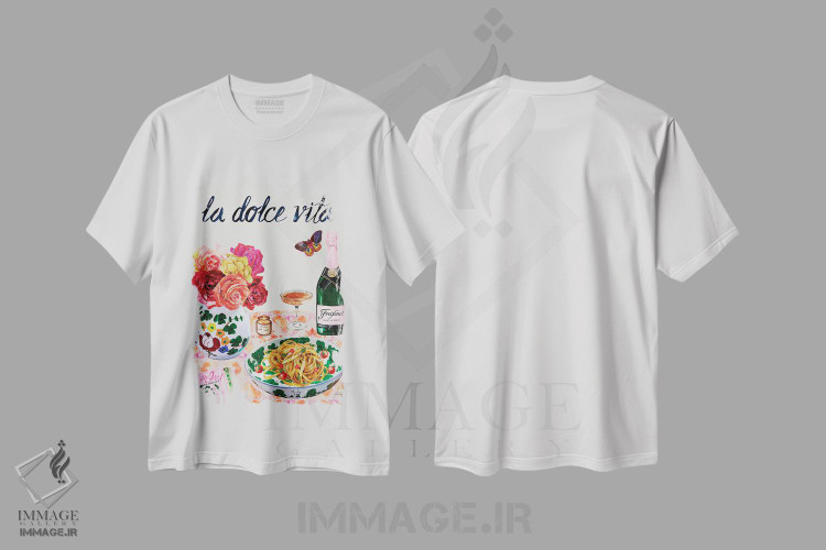 تیشرت طرح دار The Ivy LA، تزئینی اثر آنا پائولا هوپه | immage.ir