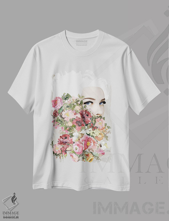 تیشرت طرح دار شکوفه، تزئینی اثر آنا پائولا هوپه | immage.ir