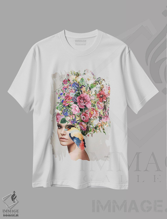 تیشرت طرح دار کارمل دو، تزئینی اثر آنا پائولا هوپه | immage.ir