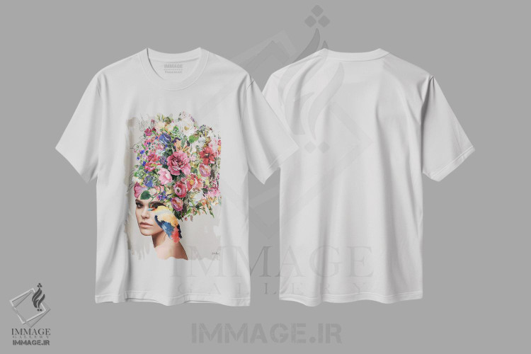 تیشرت طرح دار کارمل دو، تزئینی اثر آنا پائولا هوپه | immage.ir