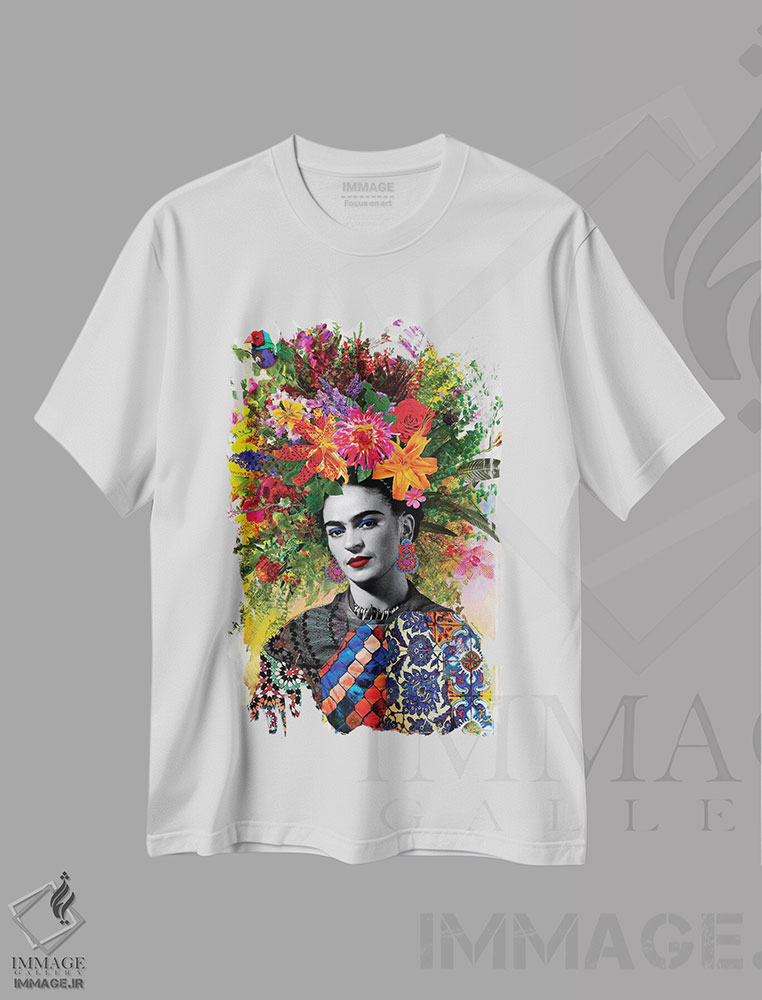 تیشرت طرح دار فریدا کولی، تزئینی اثر آنا پائولا هوپه | immage.ir