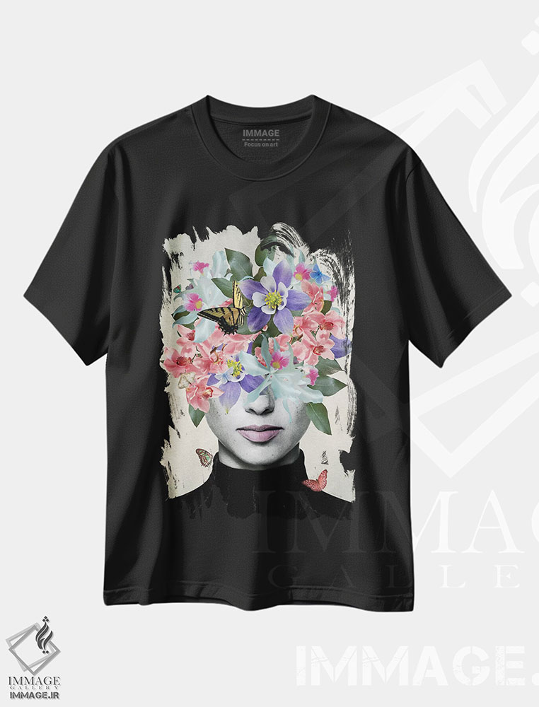 تیشرت طرح دار حس و حال منهتن، تزئینی اثر آنا پائولا هوپه | فروشگاه ایماژ