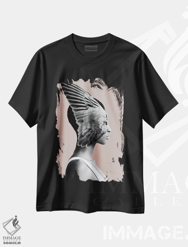 تیشرت طرح دار بلبل، تزئینی اثر آنا پائولا هوپه | فروشگاه ایماژ