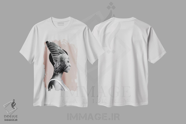 تیشرت طرح دار بلبل، تزئینی اثر آنا پائولا هوپه | immage.ir