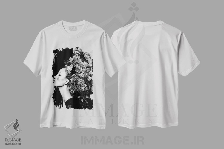 تیشرت طرح دار انسان شناسی سیاه و سفید، تزئینی اثر آنا پائولا هوپه | immage.ir